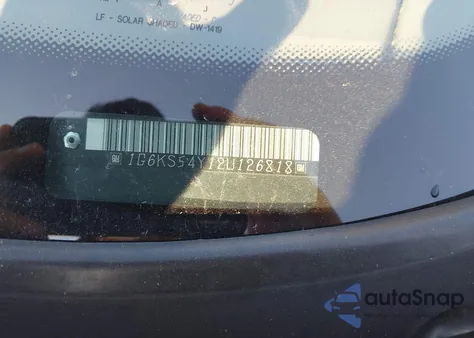 2002 Cadillac Seville Sls z USA, uszkodzony, nr VIN 1G6KS54Y12U126818